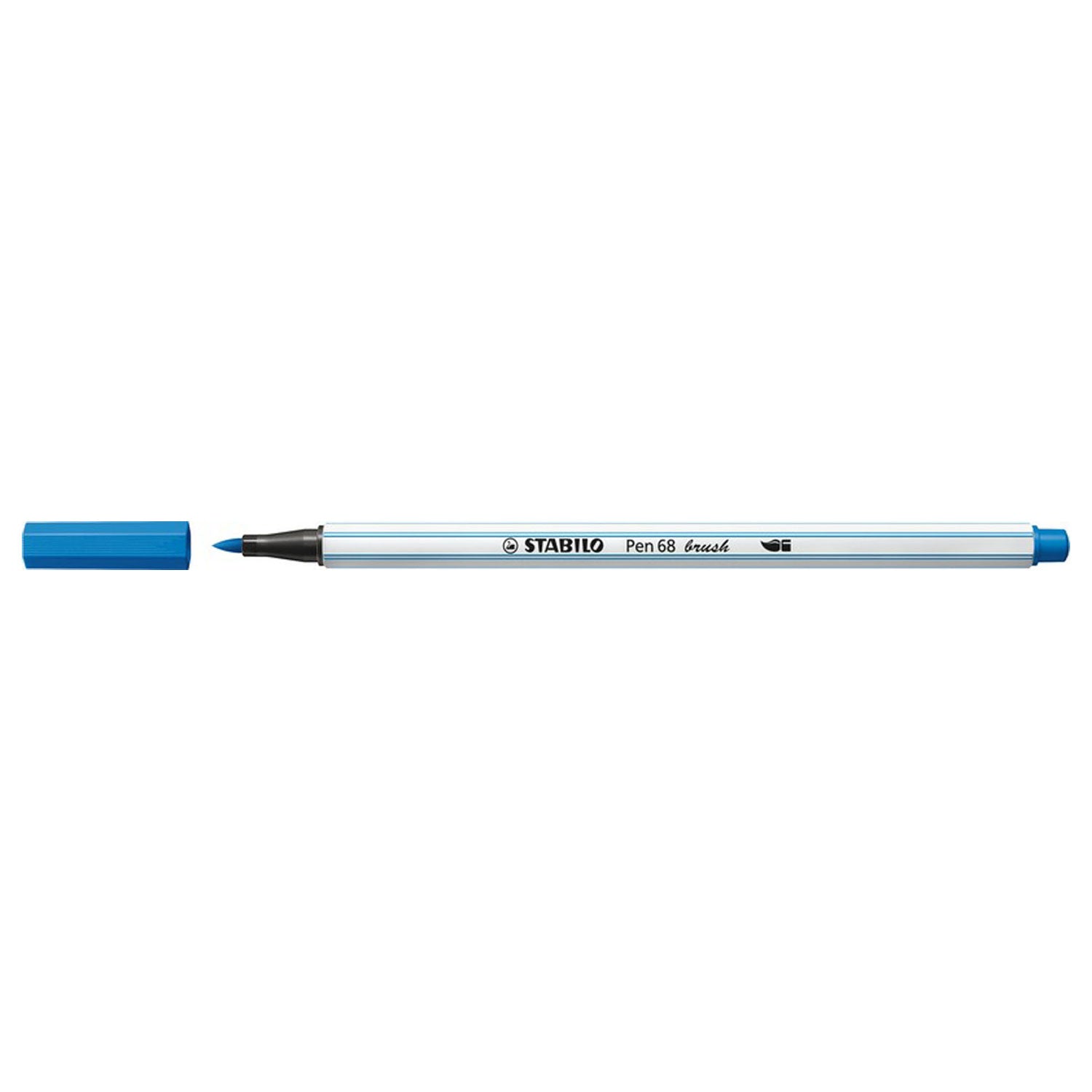 Stabilo Pen 68 Brush 41 - Bleu foncé