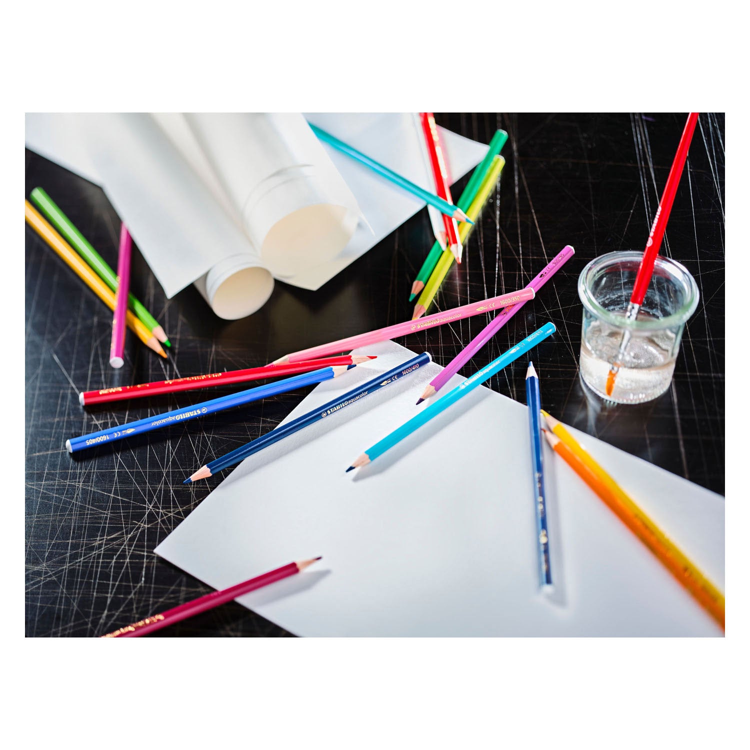 Crayons de couleur Aquacolor Stabilo Arty Penny, 36e.