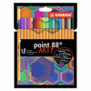 Stabilo Point 88 Arty Fineliners, 18e.