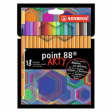 Stabilo Point 88 Arty Fineliners, 18e. - afbeelding 1