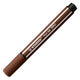 Stillo Pen 68 MAX FELT -TIP PEN avec un point de ciseau épais marron