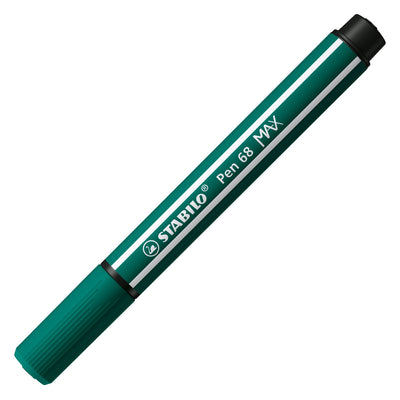 Stillo Pen 68 MAX FELT -TIP PEN avec un point de ciselage épais Green Turquois
