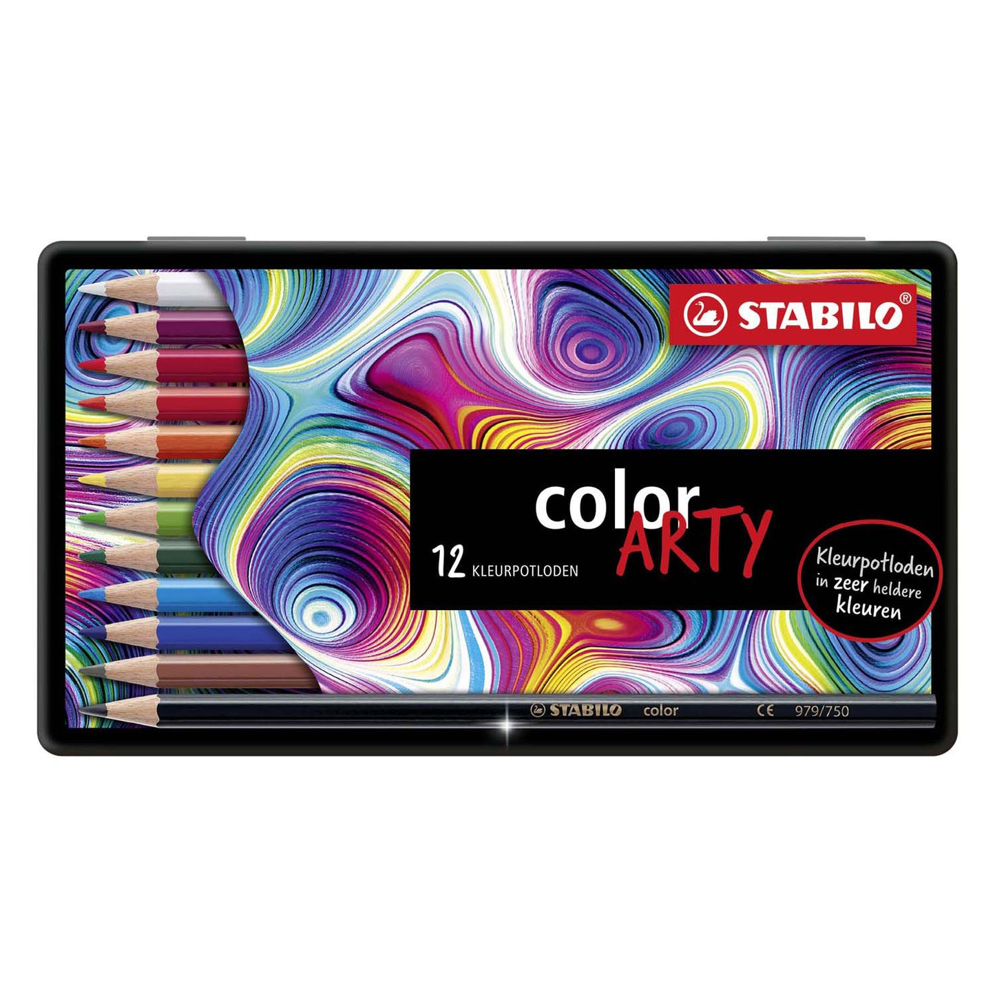 Stabilo color 12 crayons de couleur en boîte