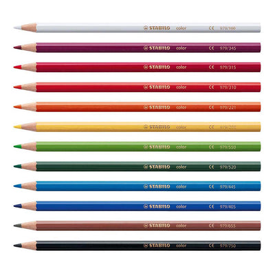 Stabilo color 12 crayons de couleur en boîte