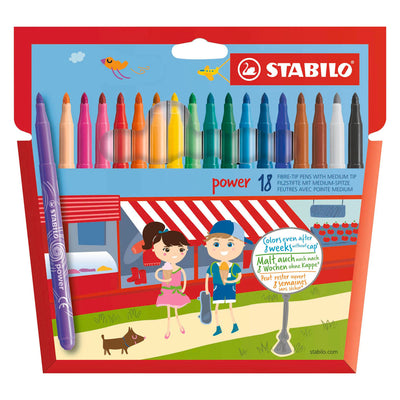 Stylos-feutres Stabilo Power - 18 pcs.