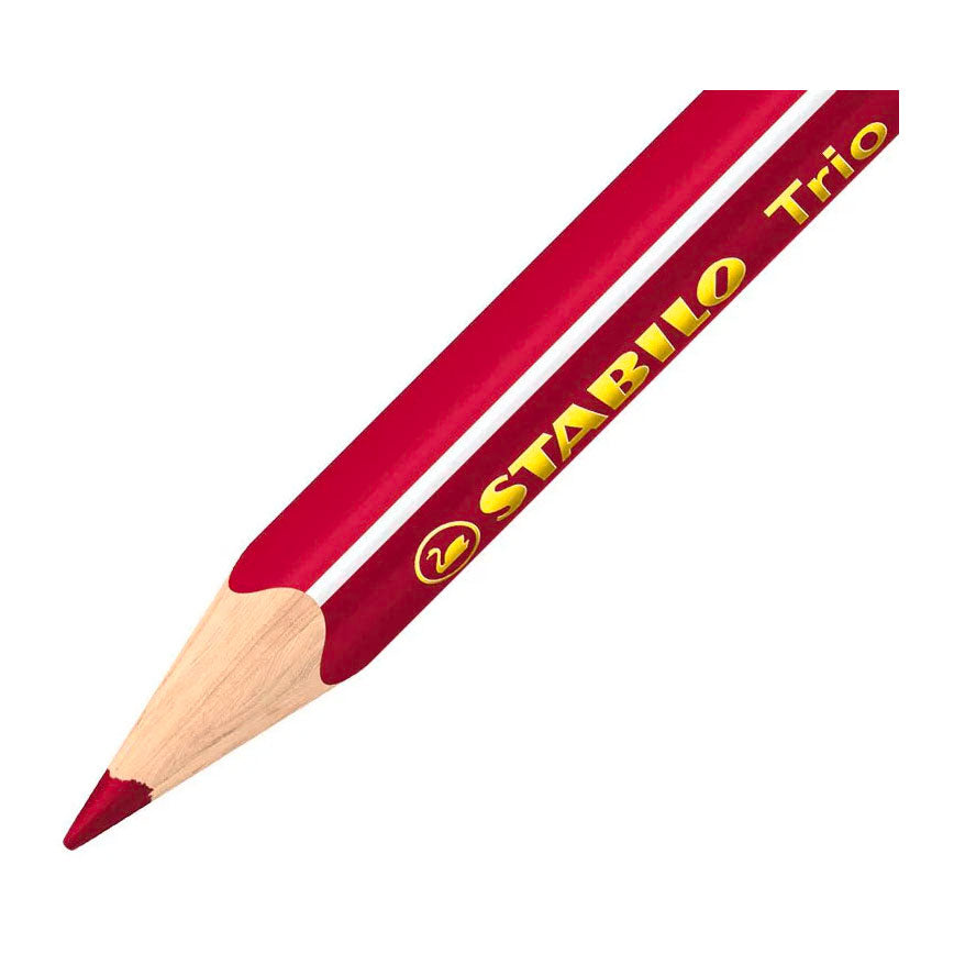 Crayons de couleur ergonomiques courts et épais Stabilo trio - 12 pcs.