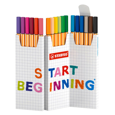 STABILO Point 88 Set de bureau Commencer 18 pièces