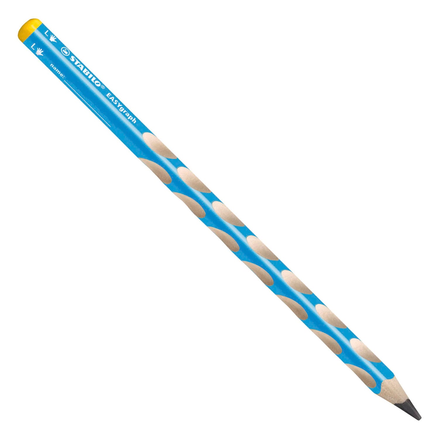 Crayon graphite Stabilo easygraph hb pour gaucher - bleu clair