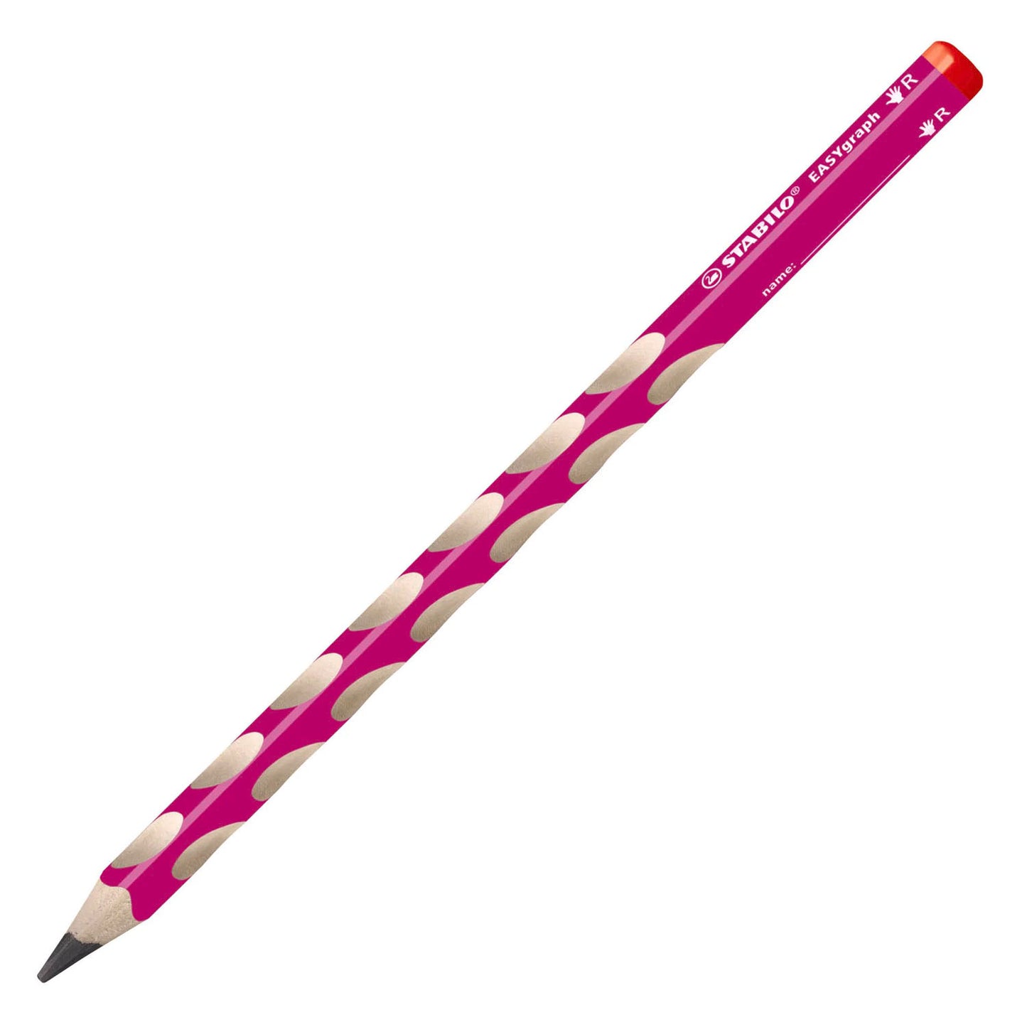Stabilo easygraph hb crayon graphite droitier - rose