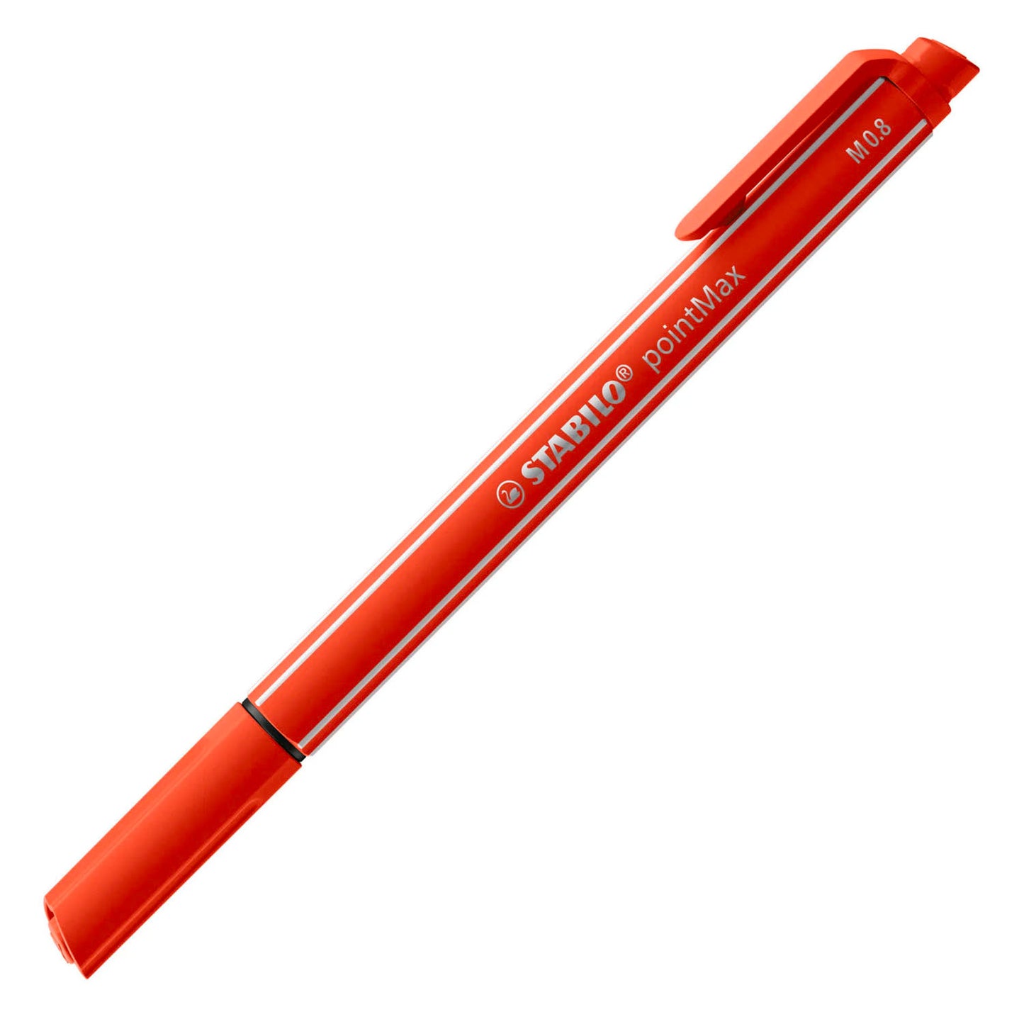 Feutres fins Stabilo pointmax - outremer, noir, rouge carmin, vert