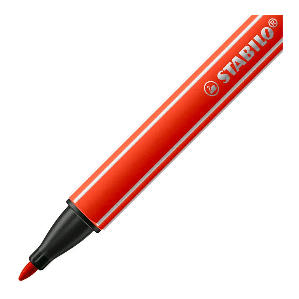 Feutres fins Stabilo pointmax - outremer, noir, rouge carmin, vert