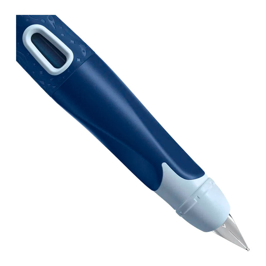 Stylo plume Stabilo easybirdy 3d dreamworld gaucher - bleu