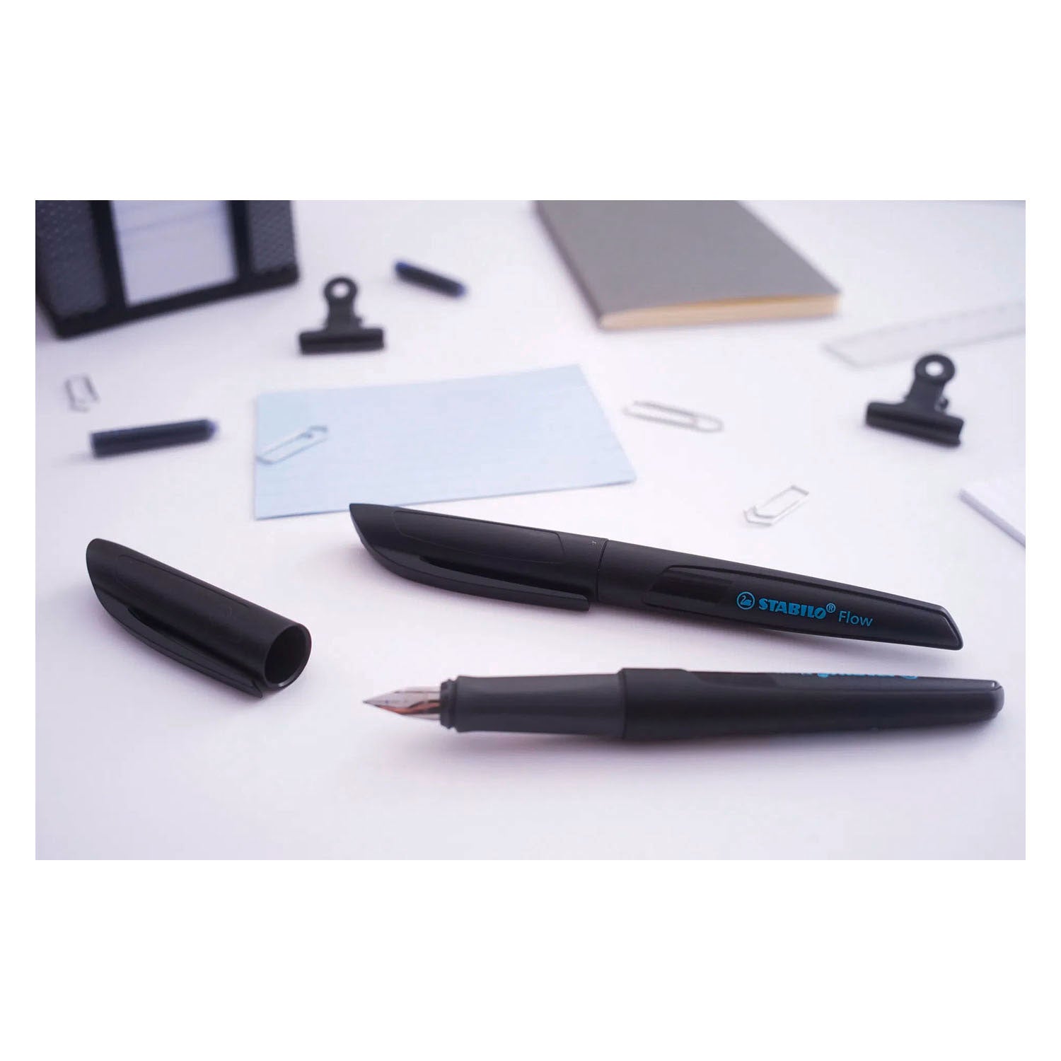 Stylo plume Stabilo Flow - noir