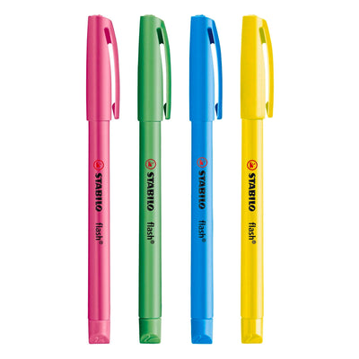 Surligneurs flash Stabilo - 4 pcs.