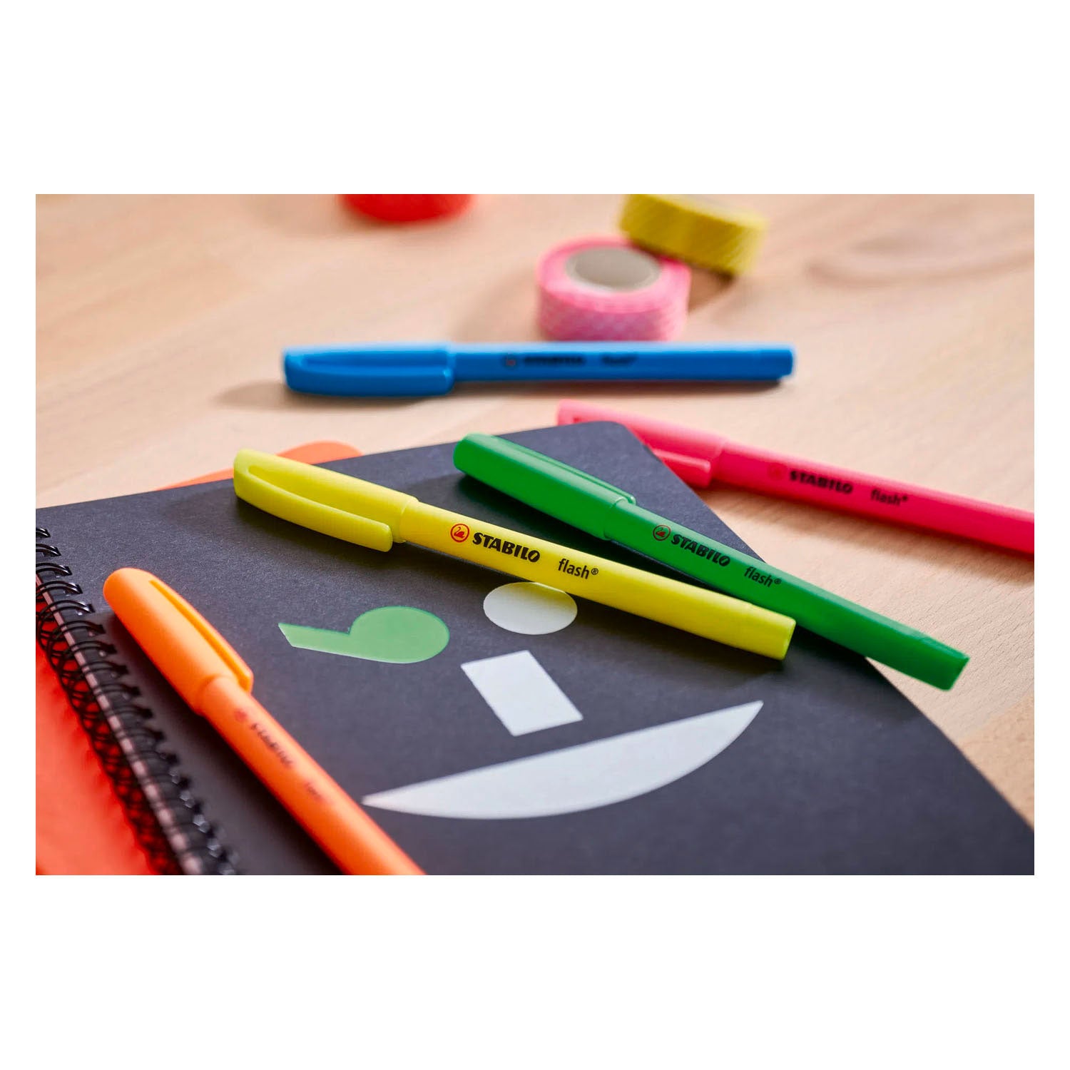 Surligneurs flash Stabilo - 6 pcs.
