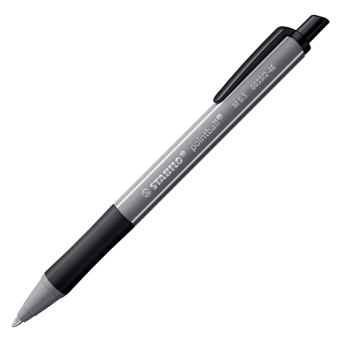 Stylo à bille coloré Stabilo pointball - noir
