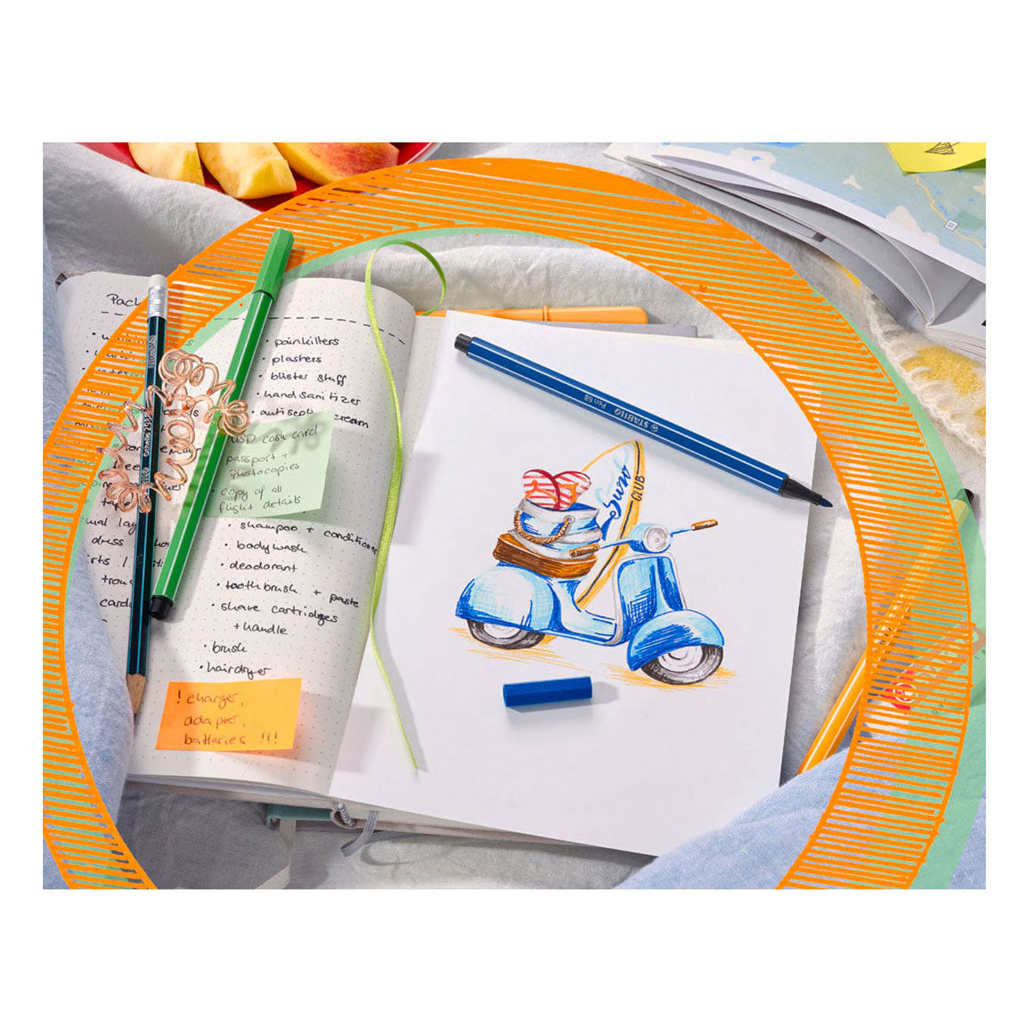 Stylo Stabilo 68 feutres - 20 pcs.