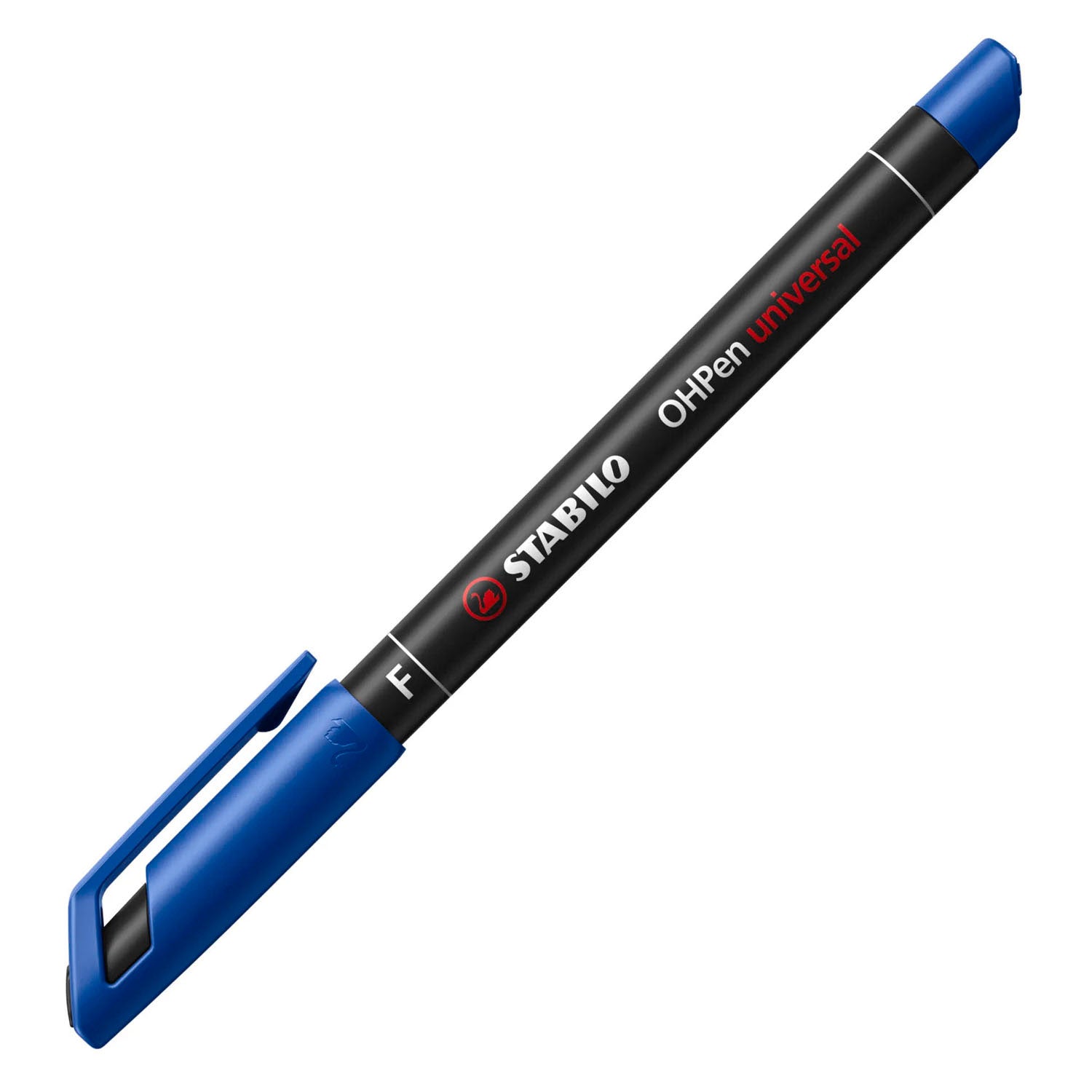 Marqueur permanent fin Stabilo ohpen en étui - 8 pcs.