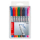 Marqueur effaçable moyen Stabilo ohpen en étui - 8 pcs.