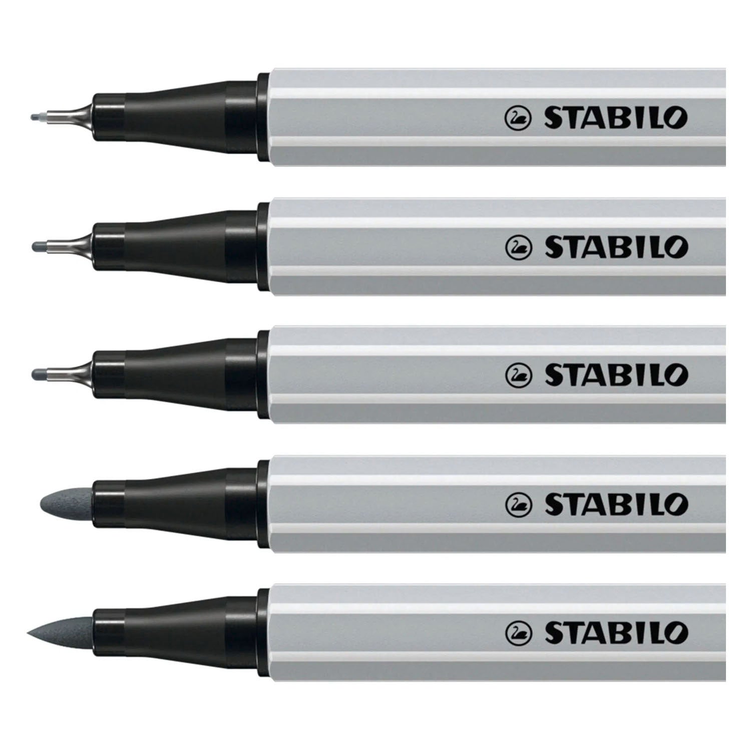 Stabilo creative tips arty pens différentes épaisseurs de pointe - 10 pcs.
