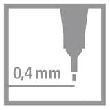 Feutres fins Stabilo point 88 bleus - 3 pcs. - afbeelding 4