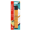 Feutres fins Stabilo point 88 noirs - 3 pcs.