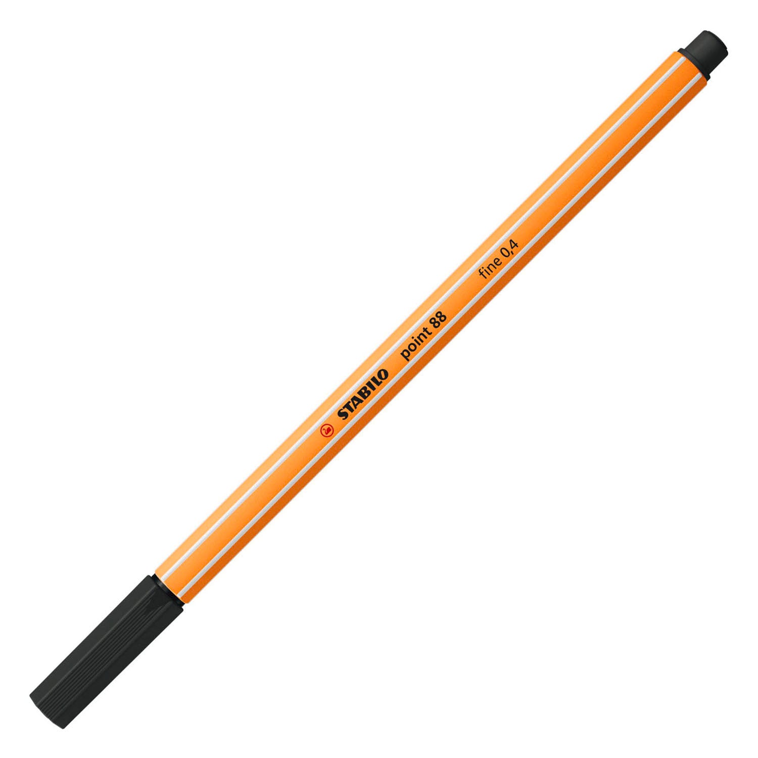 Feutres fins Stabilo point 88 noirs - 3 pcs.