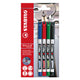 Marqueur permanent Stabilo write-4-all fin (0,7 mm) - 4 pcs.