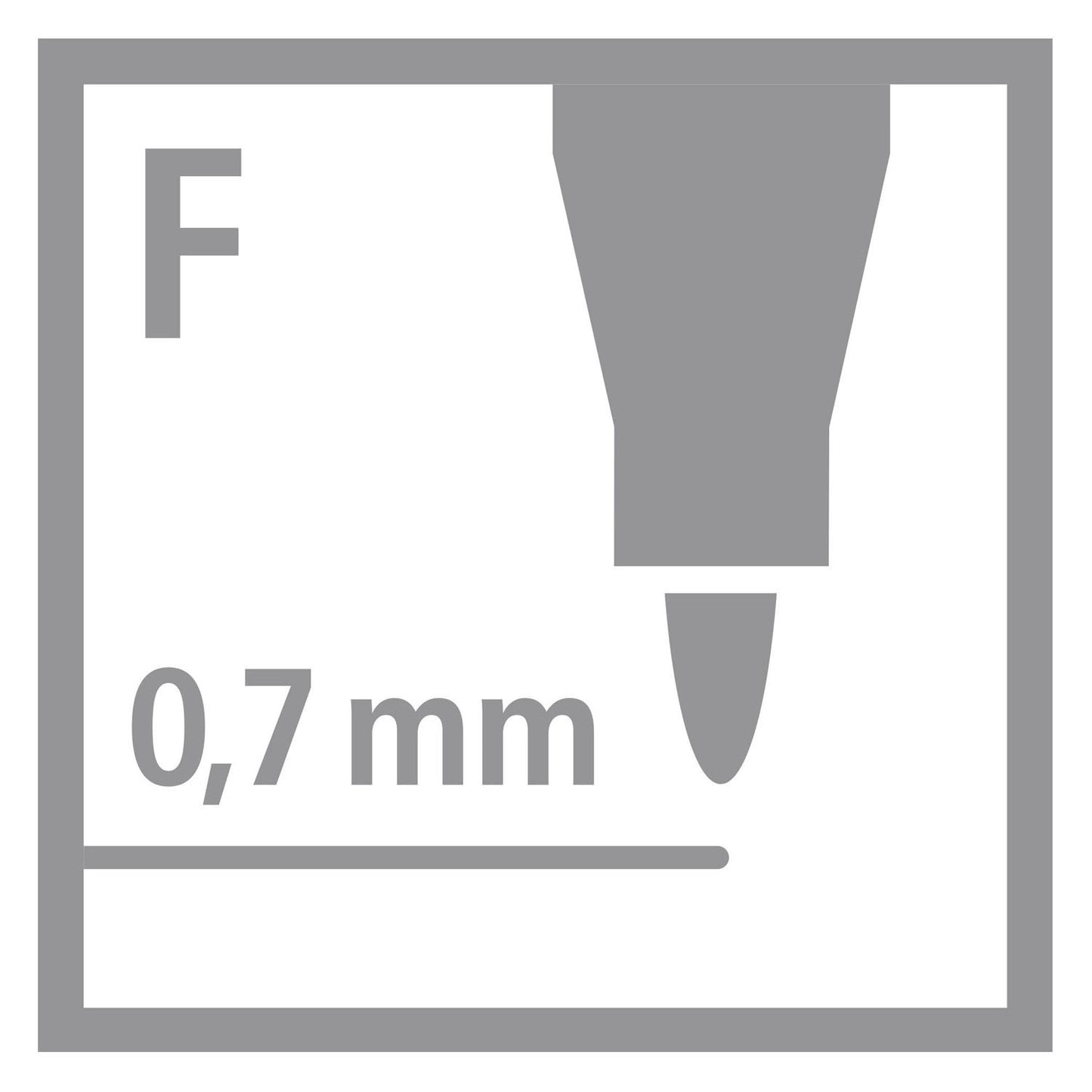 Marqueur permanent Stabilo write-4-all fin (0,7 mm) - 4 pcs.