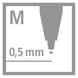 Stylos à bille Stabilo pointball bleu et noir - 2 pcs. - afbeelding 4