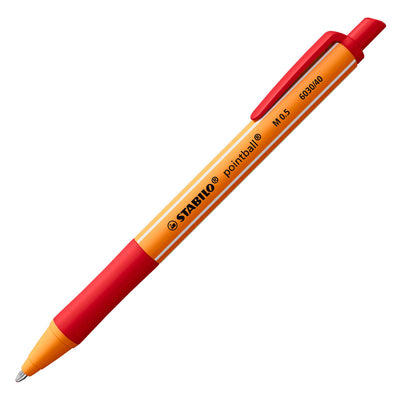 Stabilo pointball - stylo à bille - coloré - rechargeable - set de 3 couleurs - blister