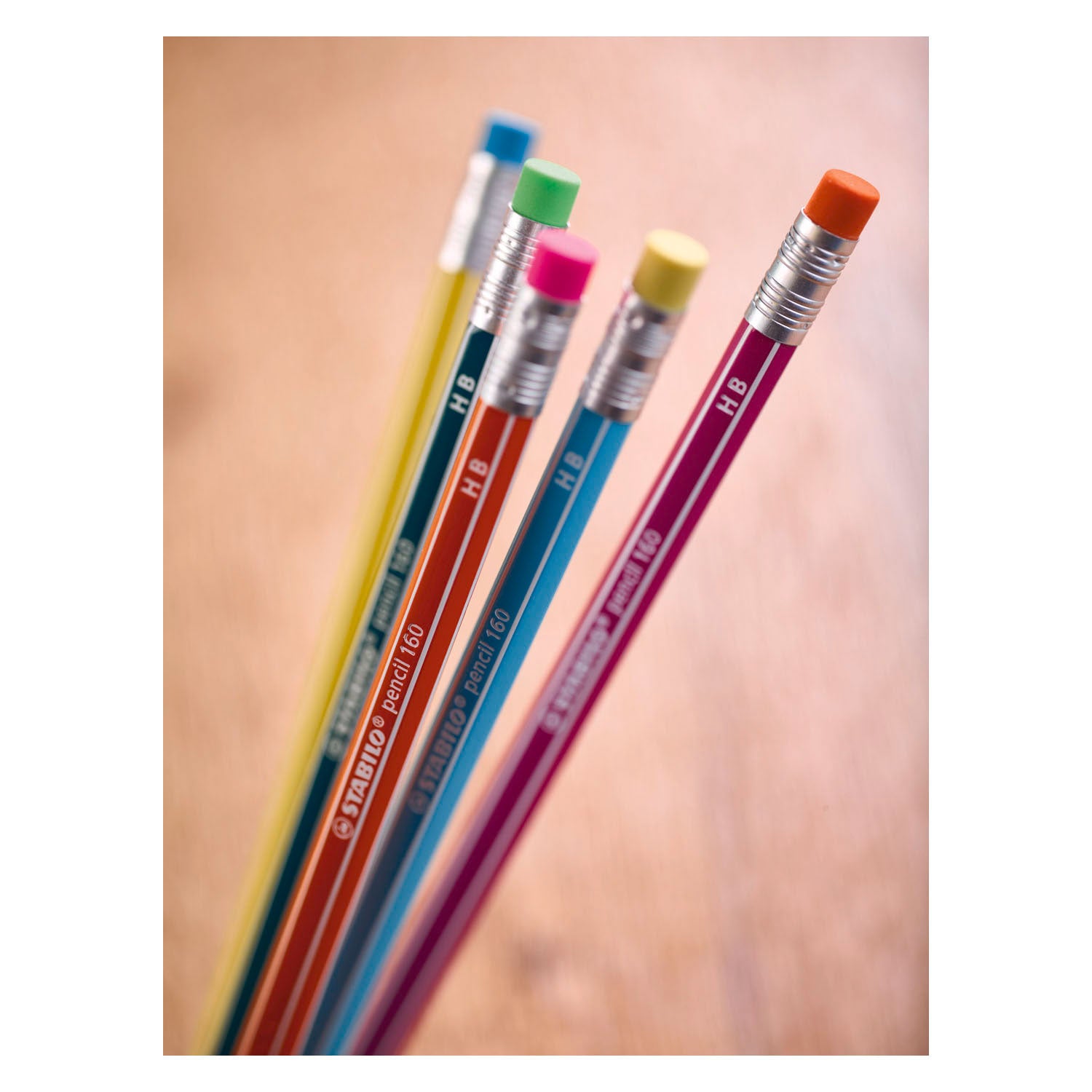 Crayon Stabilo 160 crayons graphite hb avec pointe gomme - 4 pcs.