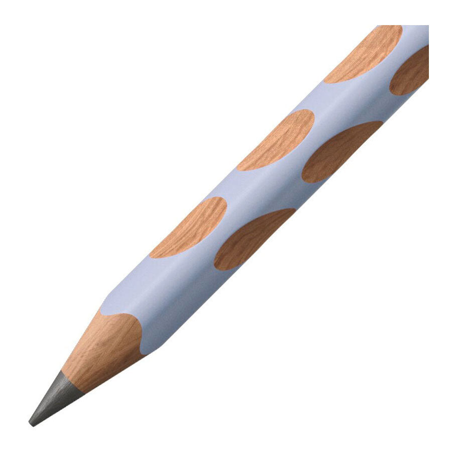 Stabilo easygraph - crayon graphite ergonomique - droitier - dureté hb - bleu pastel - 2 pièces