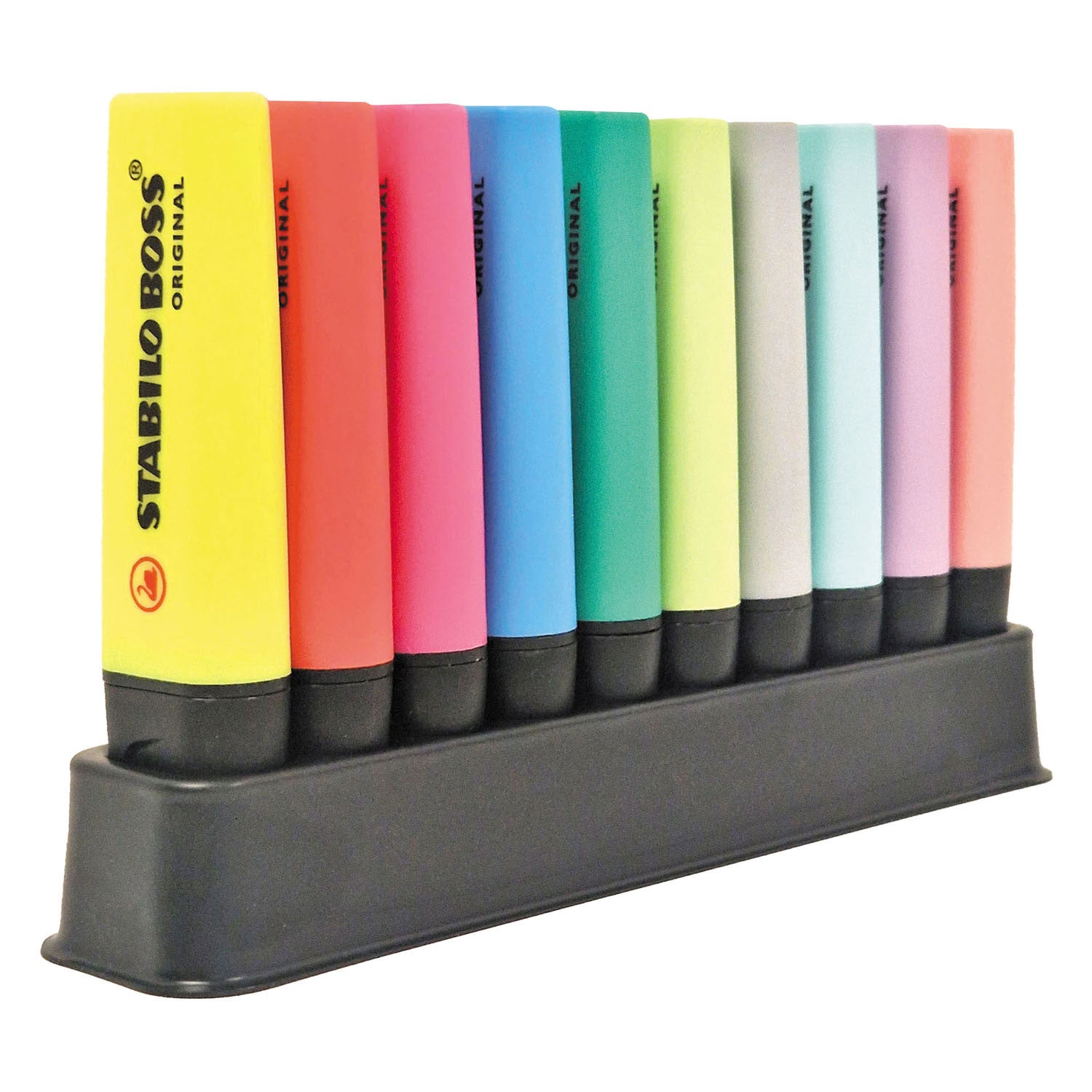 Stabilo boss original pastel surligneur ensemble de bureau - 10 pcs.