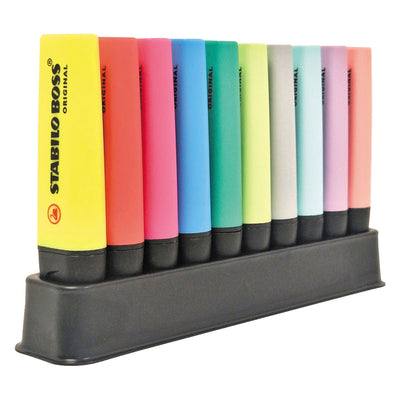 Stabilo boss original pastel surligneur ensemble de bureau - 10 pcs.