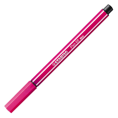 Stabilo pen 68 mini - feutre premium - animal vibes - étui de 8 couleurs + autocollant