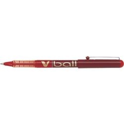 Roller pilote v-ball 0,4 mm rouge