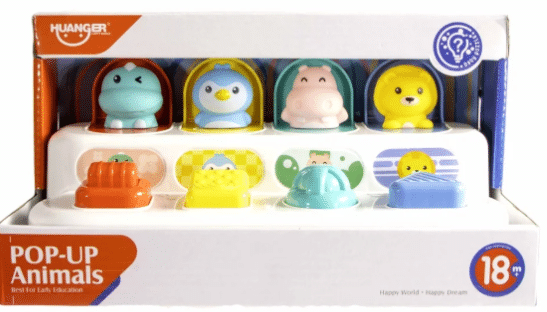 Jonotoys pop up amis animaux