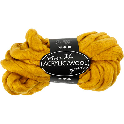 Creativ Company xl Yarn de jaune foncé acrylique, 15m