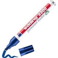 Marqueur permanent edding 3300 bleu moyen