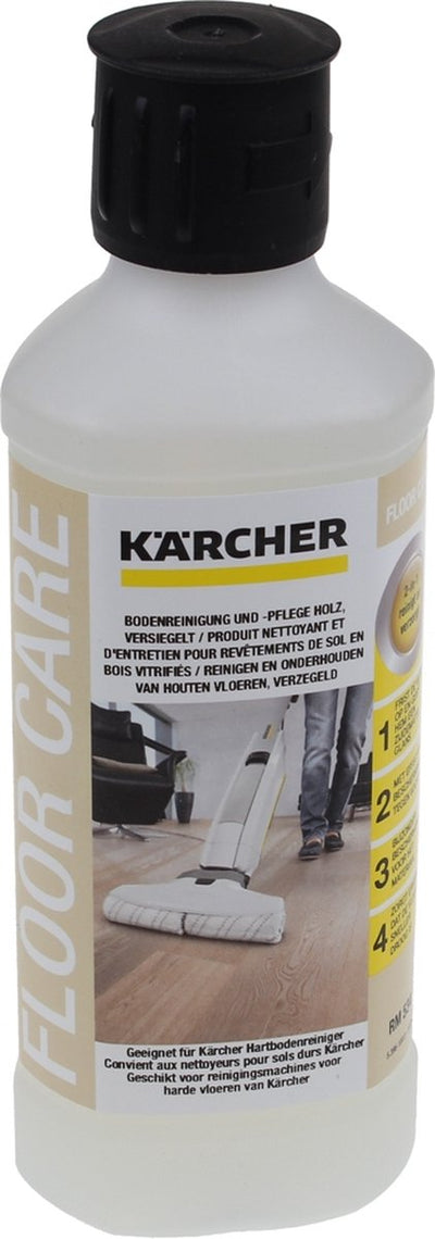 Kärcher nettoyant pour parquet vitrifié rm 534, 500 ml - nettoyant pour sols - nettoyage et entretien en profondeur des parquets vernis - parfum agréable