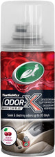 Turtle Wax Odor-X Car Brumisateur Cerise - Dissolvant d'odeurs tout-en-un - pour textiles, tapis, garnitures de pavillon et systèmes de ventilation - s'attaque aux odeurs profondément absorbées - avec un parfum de cerise rafraîchissant - 100 ml