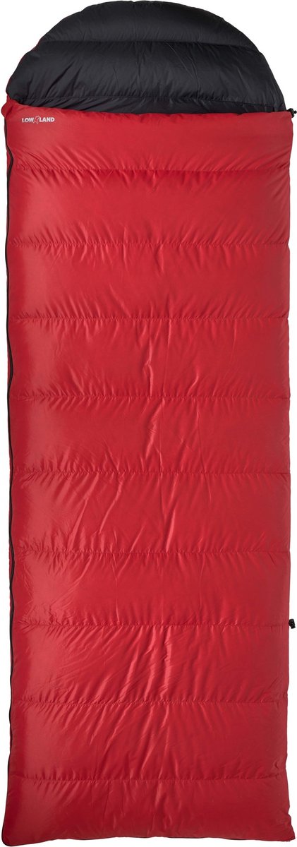 Sac de couchage extérieur en duvet Lowland - confort ranger - 230 x 80 cm (avec capuche) - 1195gr - 0°c - nylon