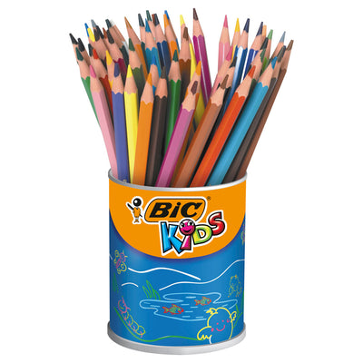 BIC Kids Ecolutions Evolution Colord Crayons, 60ST.
