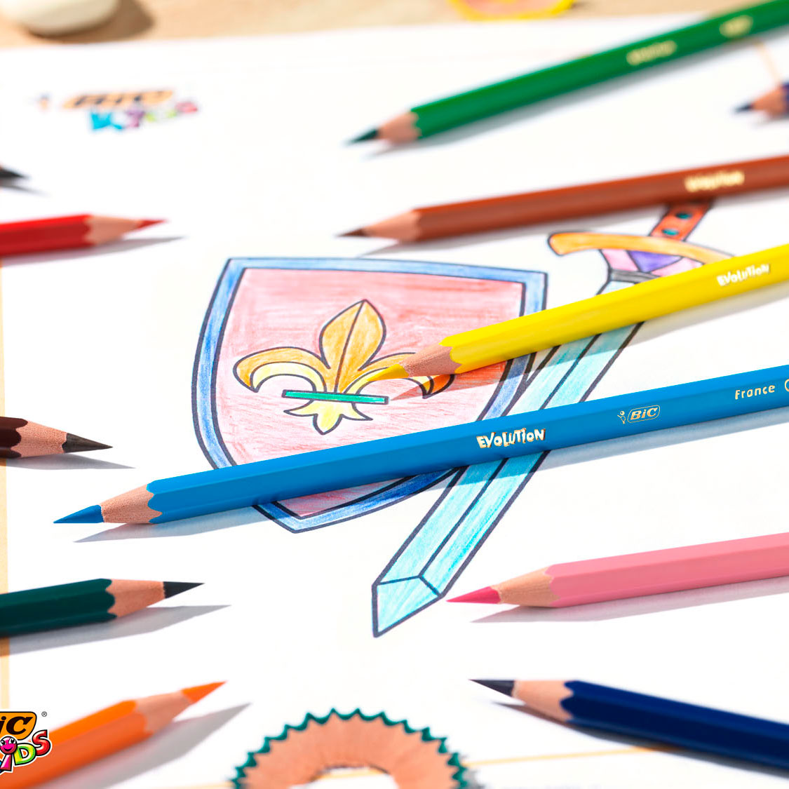 Bic kids ecolutions évolution, 144pcs.