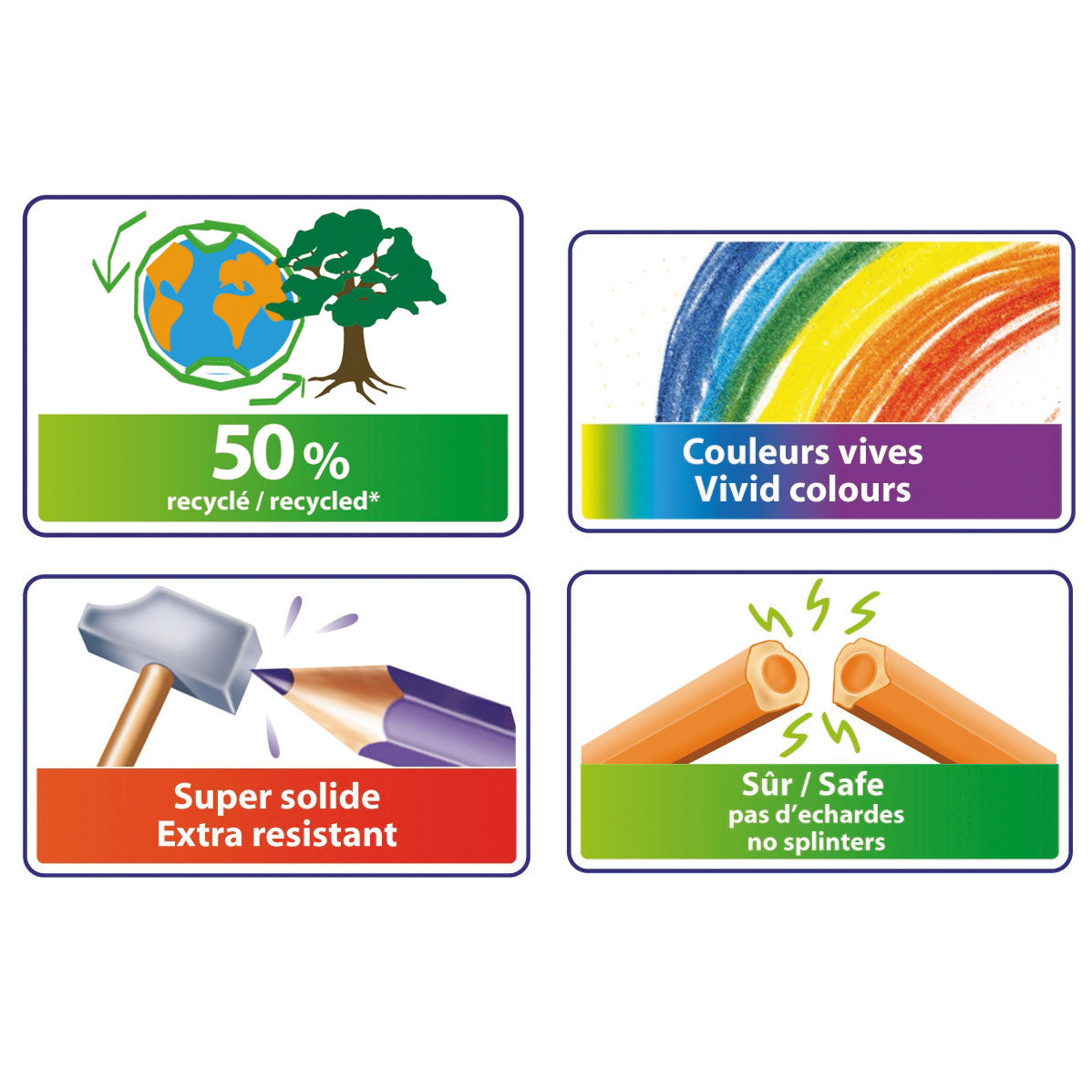 Bic kids ecolutions évolution, 144pcs.