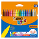BIC Kids Plastidecor Color Chalk, 18e.