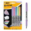 BIC INTENSITY FEET -TIP PENS PASTEL PERMANENT, 5e.