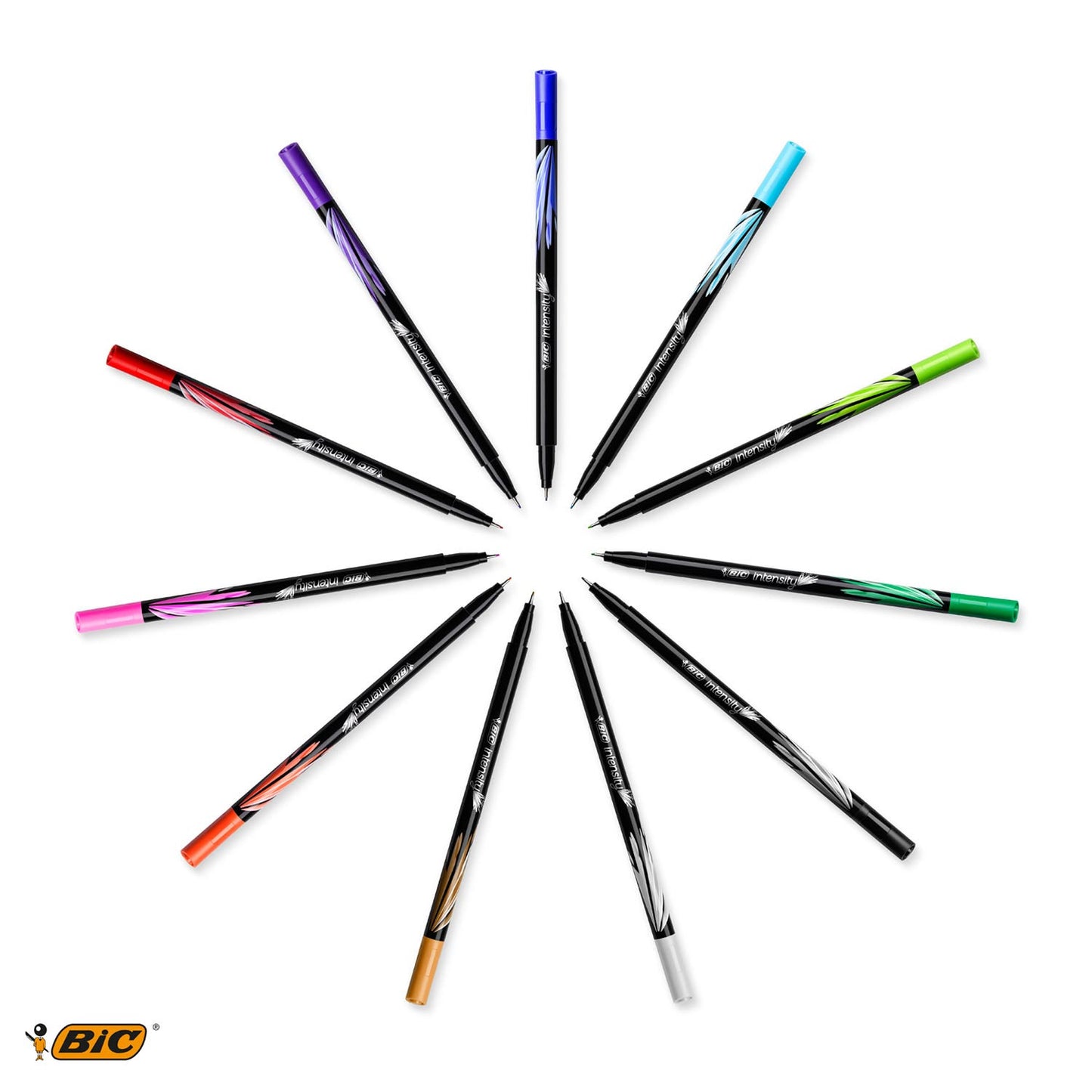 BIC Intensity Fineliners Pastel, 12e.