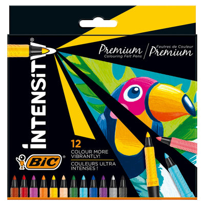 BIC INTENSITY FELT -TIP Pens Luxe Box, 12st.